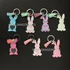 Personalized Acrylic Easter Bunny Keychains