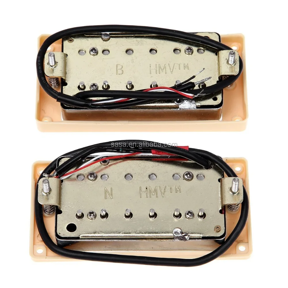 1set Humbucker Pickups Chrome For Lp Guitar Neck Bridge Cream Ivory Frame Hlpcr Iv Buy 1set Of 2 H Shell Humbucker Double Coil Pickups Electric Guitar High Quality Jazz Style And Light Tone Product On Alibaba Com