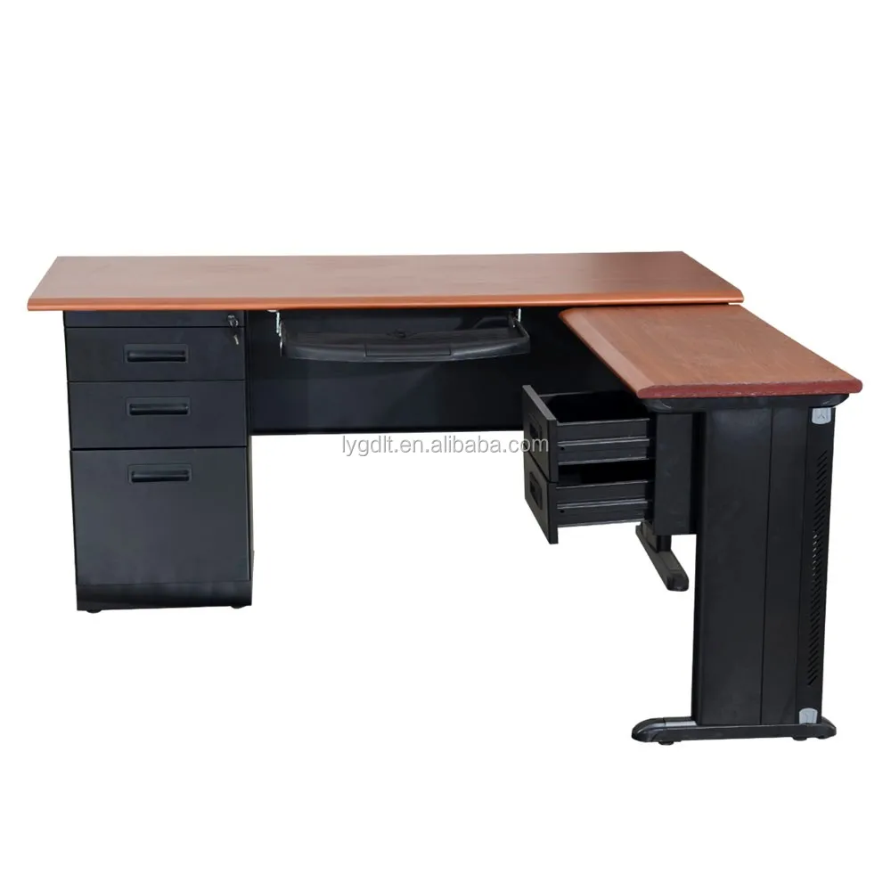 Executive Wooden Office Desk Classic Office Desk Large L Shape