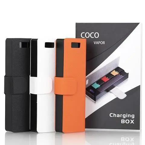 
original factory sale COCO Top quality e-cig charger case compatible for juulfullied charger 
