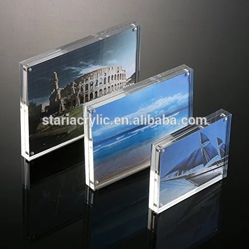 4x6inches Clear Acrylic Photo Frame Photo Block With