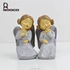 Roogo european fashion crafts polyresin 3 inch angel cherub figurines