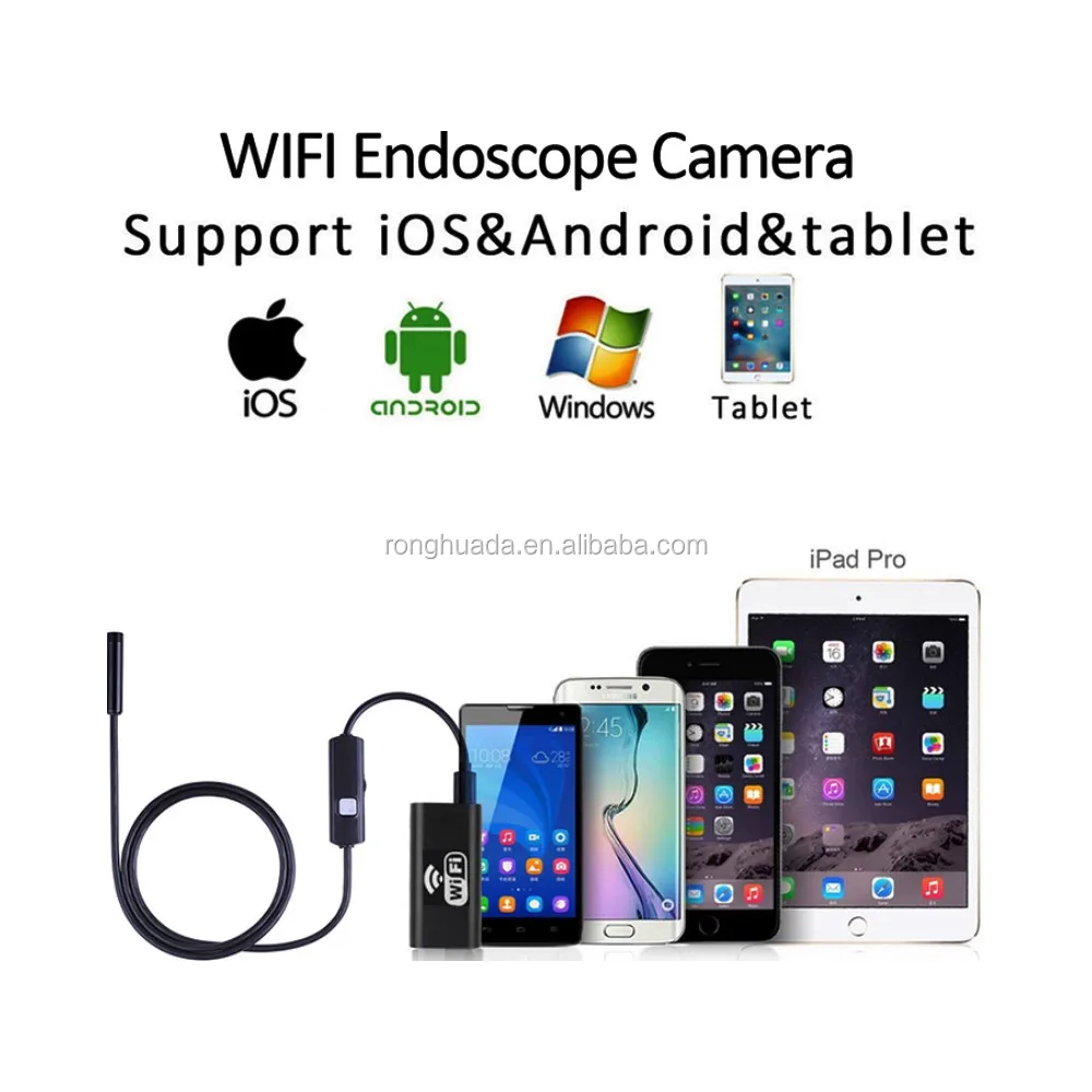 mini spy wifi endoscope cam for smart phone & pc