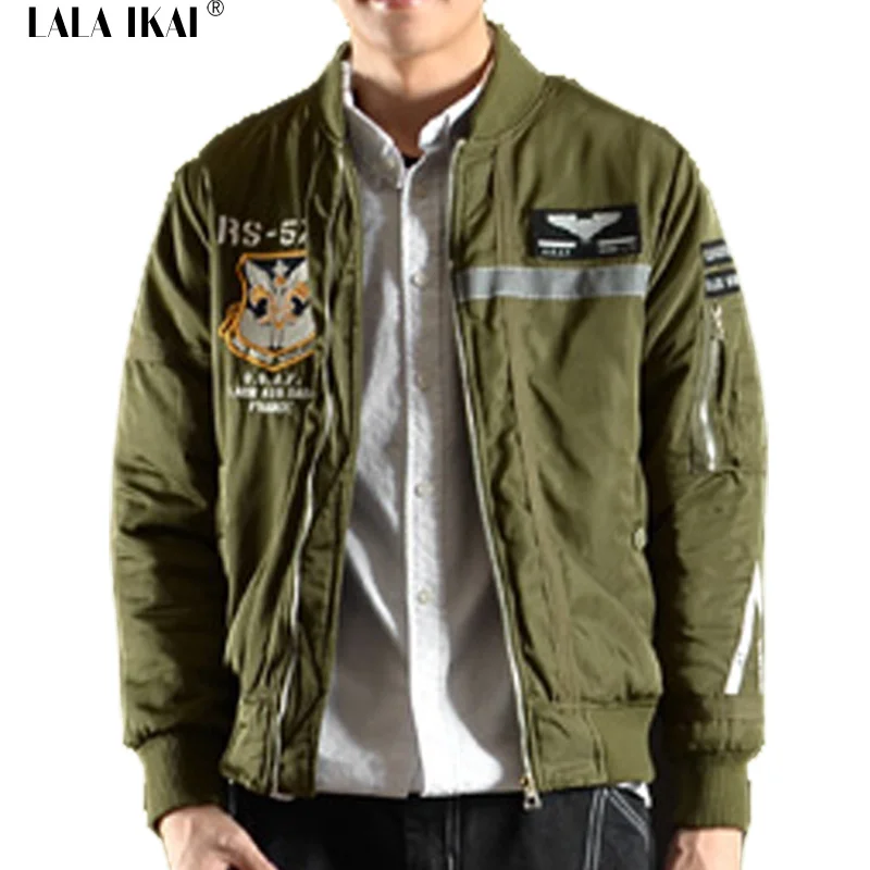Winter Men Jacket Printing 3M Reflective Jacket Hip Hop