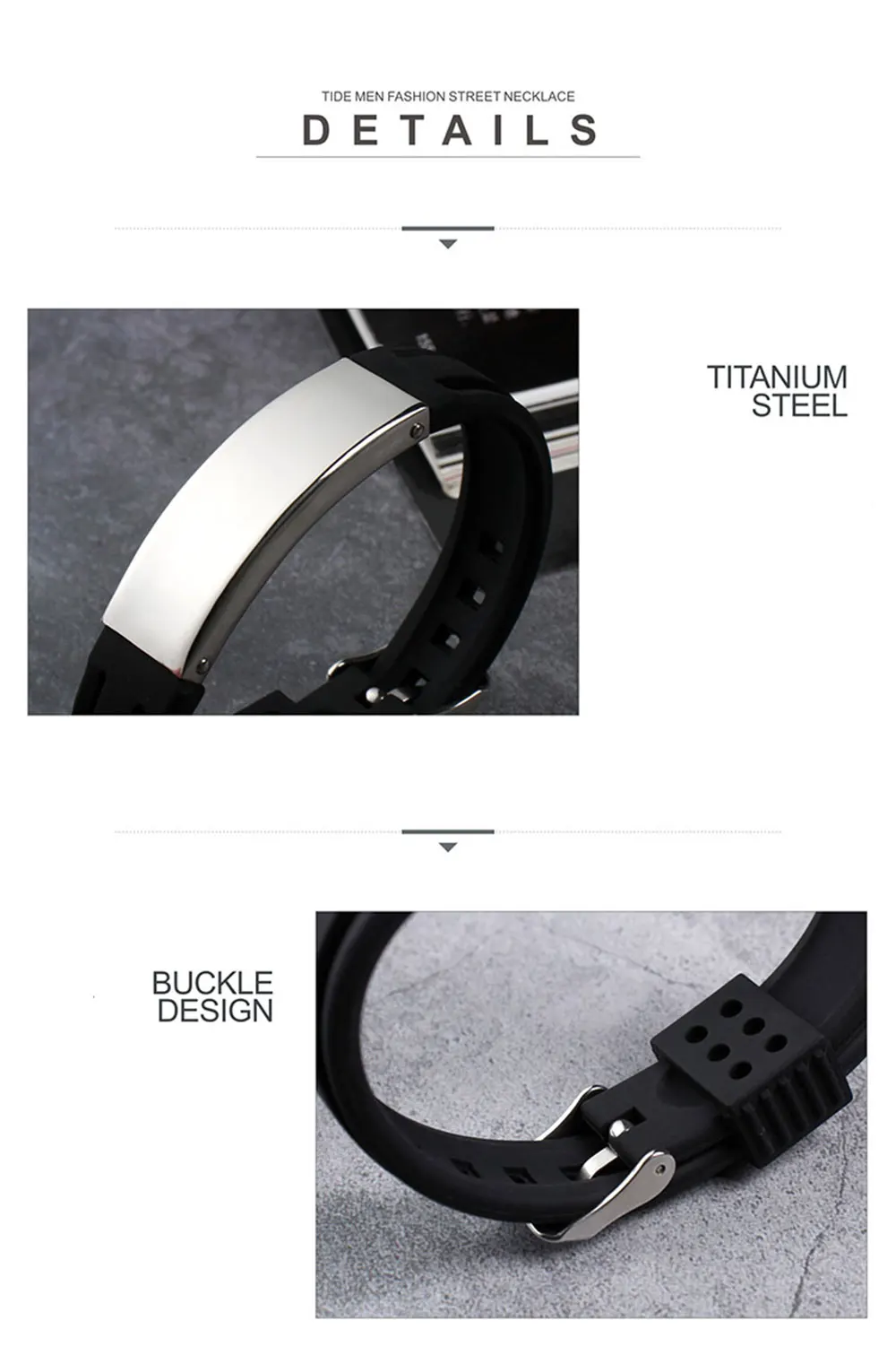 Silicone 316 Stainless Steel Jewelry Insurance Clasp