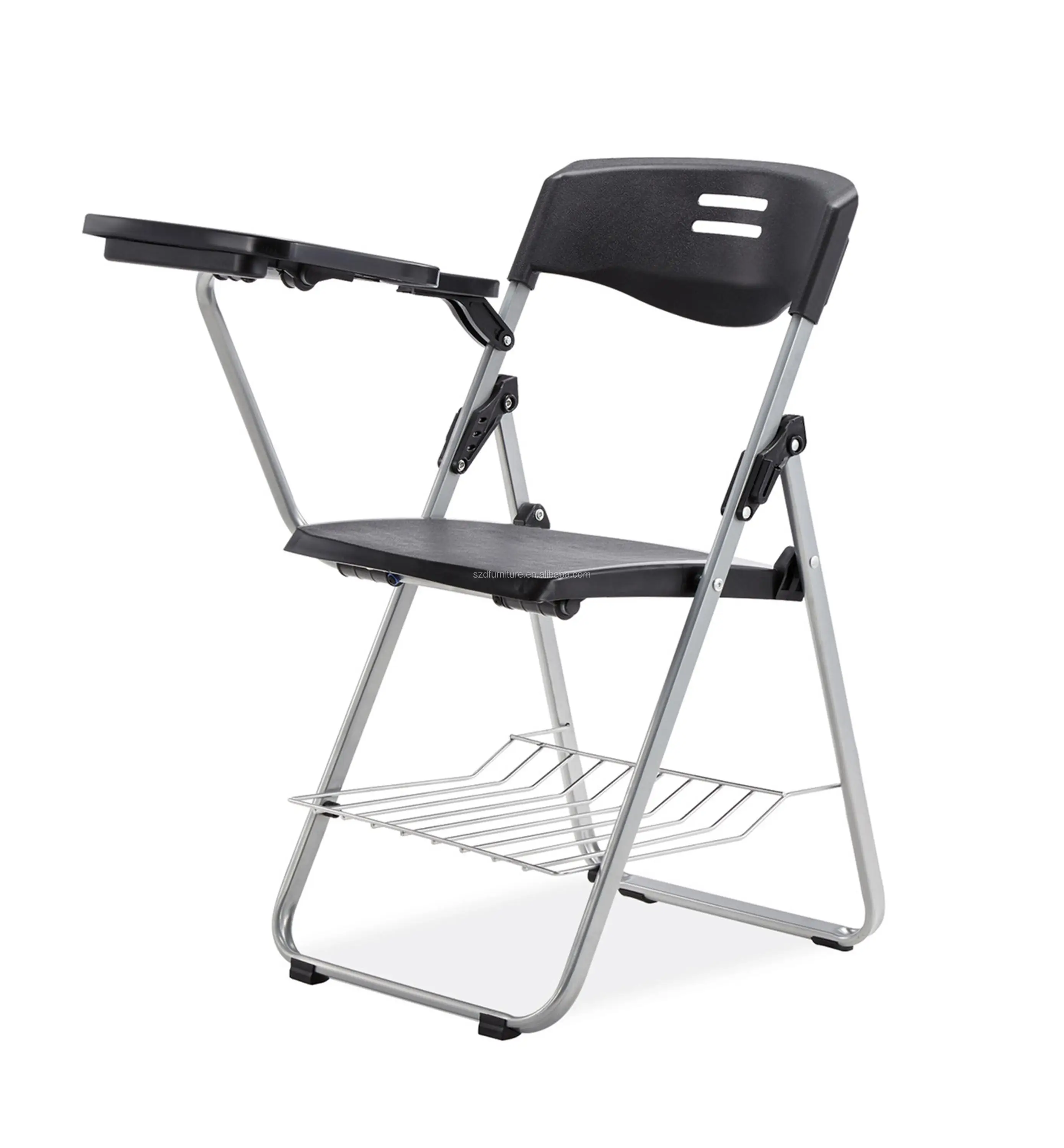 Wholesale Office Tablet Arm Chair Folding Plastic Chair For School Sd
