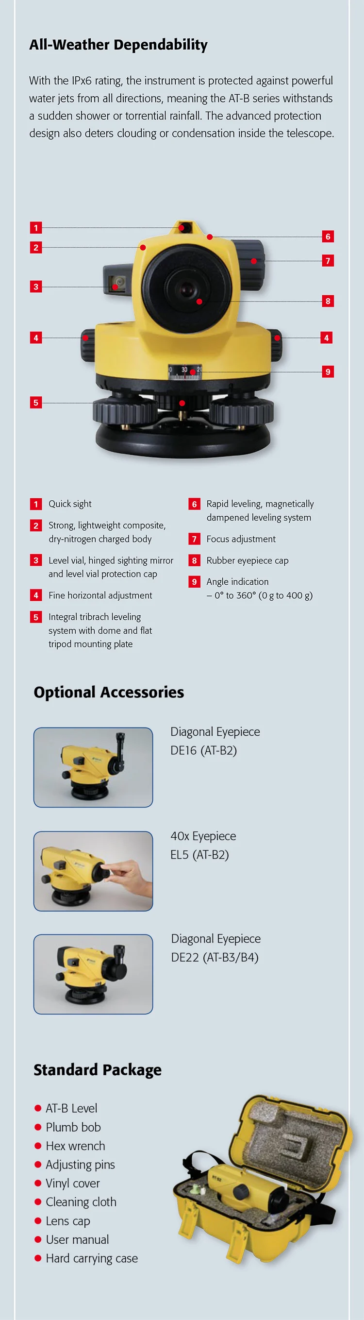 Hot Sale Topcon AT-B2 Automatic 32X Level