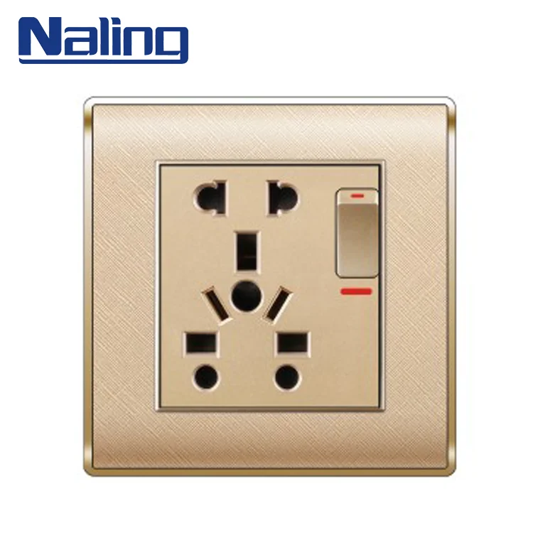 Naling Brand Pakistan Prices Electric Wall Switch And Socket With 5v