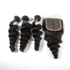 Shiny No Shedding No Tangle Body Wave Hair Closure 4*4 100% cheap human hair lace closure with Babyhair