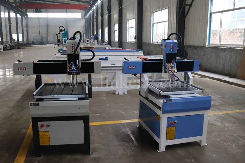 Factory supply customized 4 axis table move cnc router machine 6060 for wood/metal