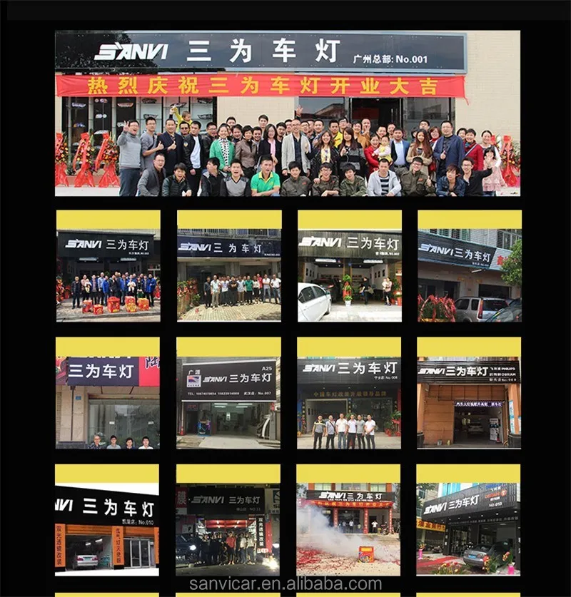 Sanvi Car Headlight Assembly Bixenon Headlights For Volkswagen Polo 9n