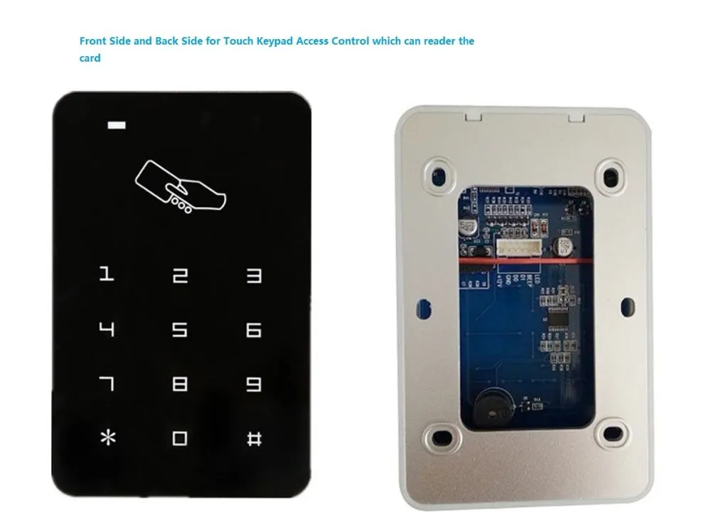 UHPPOTE 13.56MHz RFID Proximity IC Tarjeta Llave Etiqueta Teclado Para la Puerta Controlador de Acceso Lector 