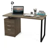 Modern Computer Desk Home Office Table With File Cabinet