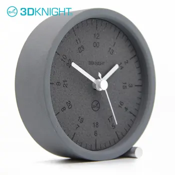 Natural Small Analog Desk And Cool Table Cement Clock Buy Small