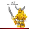 TMNT Mascot Action Figure Master of the Golden Dragon Building Block Ninjagoing Toys