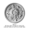 Polyurethane Ornaments High Density Beautiful Decorative PU ceiling rose mould
