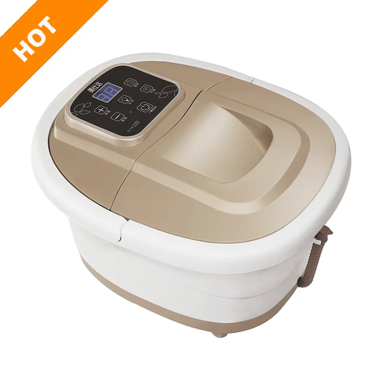 Multi function electronic foot spa bath heating massager, foot soak tub