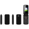 basic function senior phone 1.77inch screen flip open cell phone with flashlight
