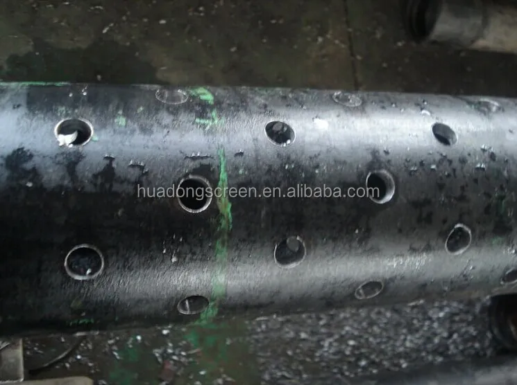 Stainless steel Perforated screen tube for drill deep well for base pipe