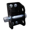CNC milling metal stamping punching Stainless304/AL6061/INOX powder coating water pump bracket,auto thermostat bracket