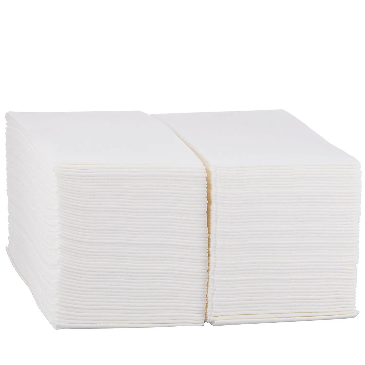 Disposable Guest Towels Paper Napkins – Soft, Absorbent, Airlaid Linen-Like Bath Tissue for Kitchen, Bathroom or Weddings, White Cloth-Like Towel (200 Pack)