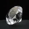 Optical Clear K9 Crystal Glass Diamond Paperweight/Wholesale transparent Crystal Diamonds for Wedding Return Gifts