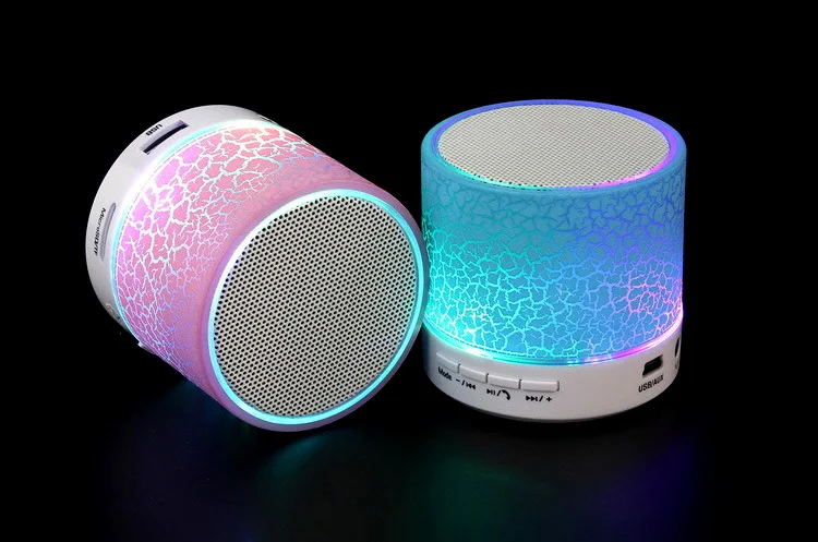 Colorful portable mini bluetooth speaker, hands-free Luminous Custom Logo Portable Speaker Bluetooth - ANKUX.COM