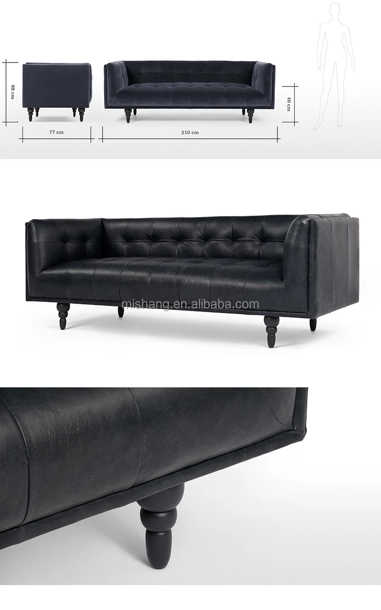 Alibaba Navy Blue Chesterfield Replica Design For Drawing Room