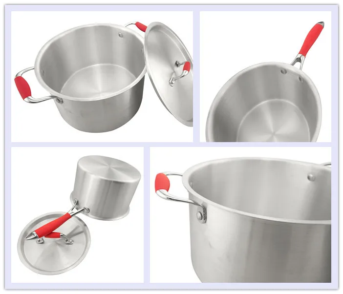 New Product Sanding Aluminum Sauce Pot With Silicon Handle Buy Sauce