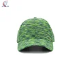 Multi Color Polyester 6 Panel Sport Jersey Green Cap For Sport