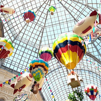 Plaza Hanging Decorative Hot Air Balloon Spring Summer Decoration