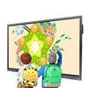 55 65 75 86 inch intelligent bluetooth touch monitor interactive flat panel built in OPS PC and android for school and office