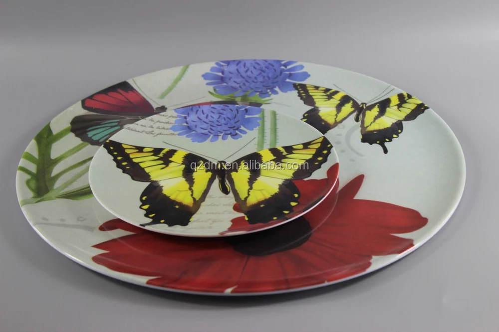2015 Spring Printing Melamine Plates And Dishes