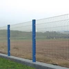 white pvc coated welded wire mesh fence ( Anping factory, 22 years )