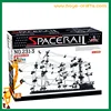Science and physical experiment homemade roller coaster space warp space rail