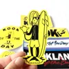 You Own Logo Brand Cartoon Dye Cut Skateboard Luggage box Vinyl decals