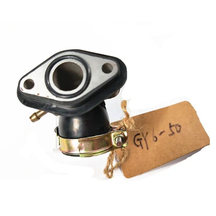 GY6 motorcycle rubber Carburetor Intake Manifold Interface Adapter air intake pipe