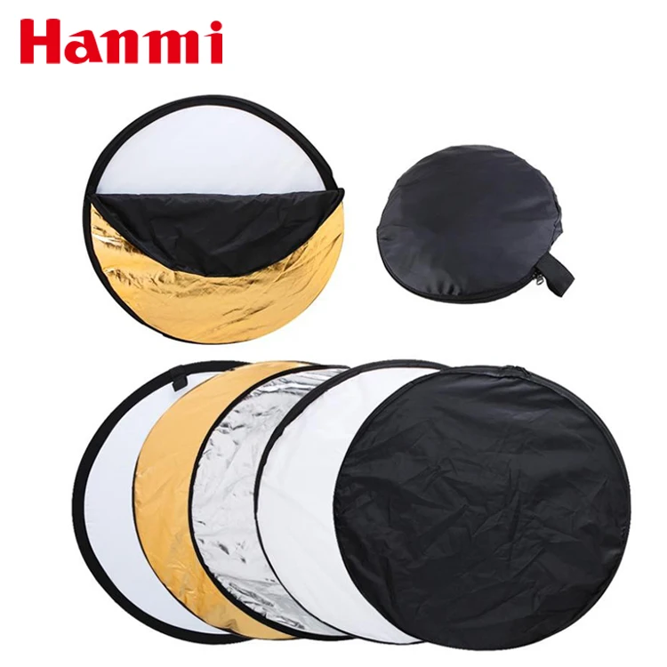 Photo Studio Multi Disc Light Round Portable Collapsible Photography Reflector