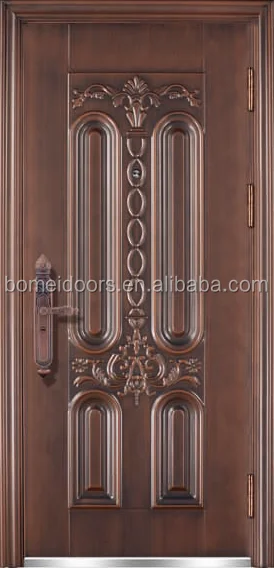 Cheap metal doors anti fire steel security door for interior steel sheet french fireproof exterior door