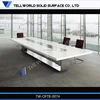 Acrylic solid surface meeting table modular conference room furniture
