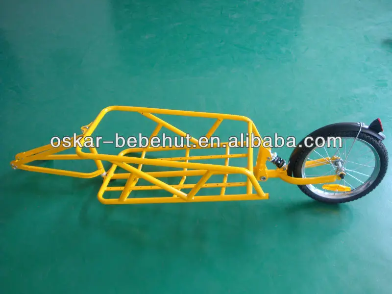 single wheel bicycle cargo trailer