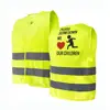 KV01 Factory Price Custom High Visibility School Children Kid Hi Vis Reflective Safety Vest For Children Kid