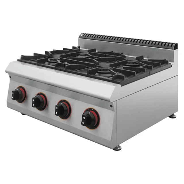 High Efficiency Stainless Steel Counter Top Gas Cooking Range Lpg Stove