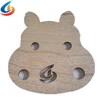 China supply laser cut dolphin wood craft