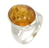 R14 Weight Gemstone Silver Jewelry Rings