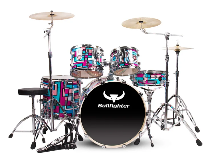 China Bullfighter Wholesale custom  professional jazz drum set electronic drum set