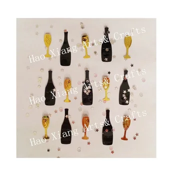Birthday Party Decorations Winebottle Shape Paillette Table