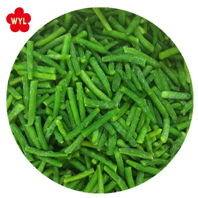 
Factory price frozen vegetables for iqf green bean cut 