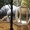 3M ,4M,5M Outdoor Rental Camping Clear Transparent Inflatable Crystal Bubble Tent / Inflatable Bubble Dome Tent With Tunnel