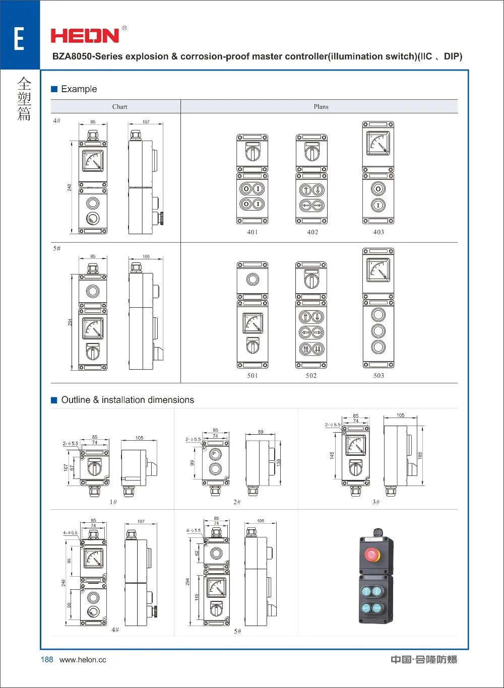 BZA8050 Series explosion & corrosion proof master controller